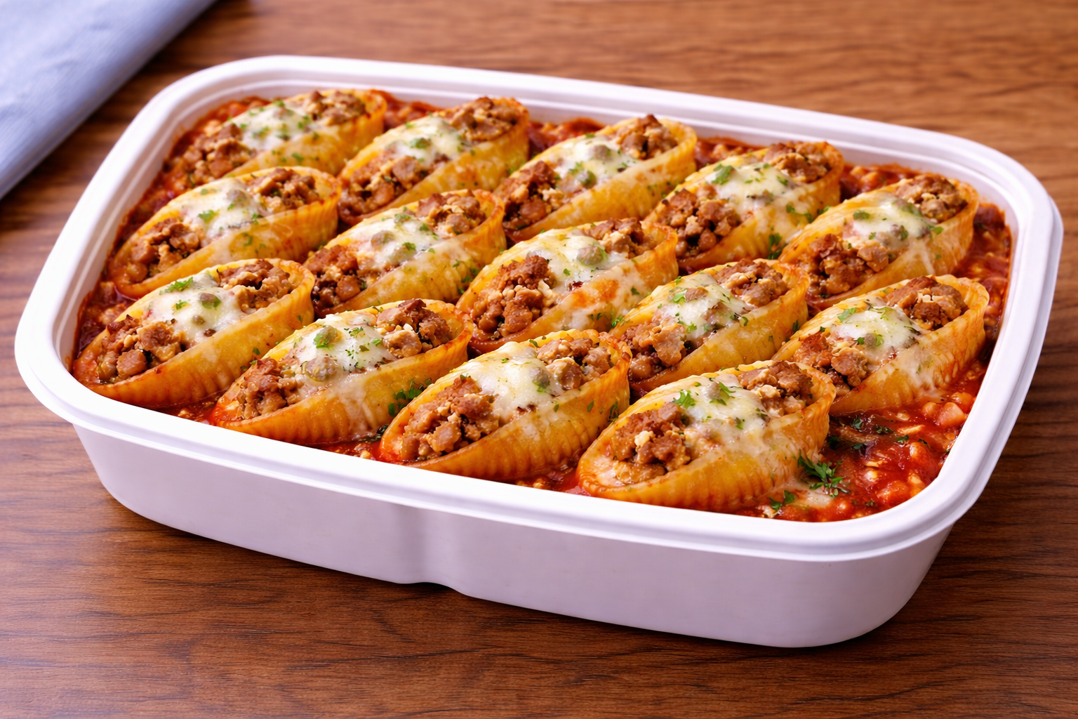 Ricotta & Beef Stuffed Shell Pasta