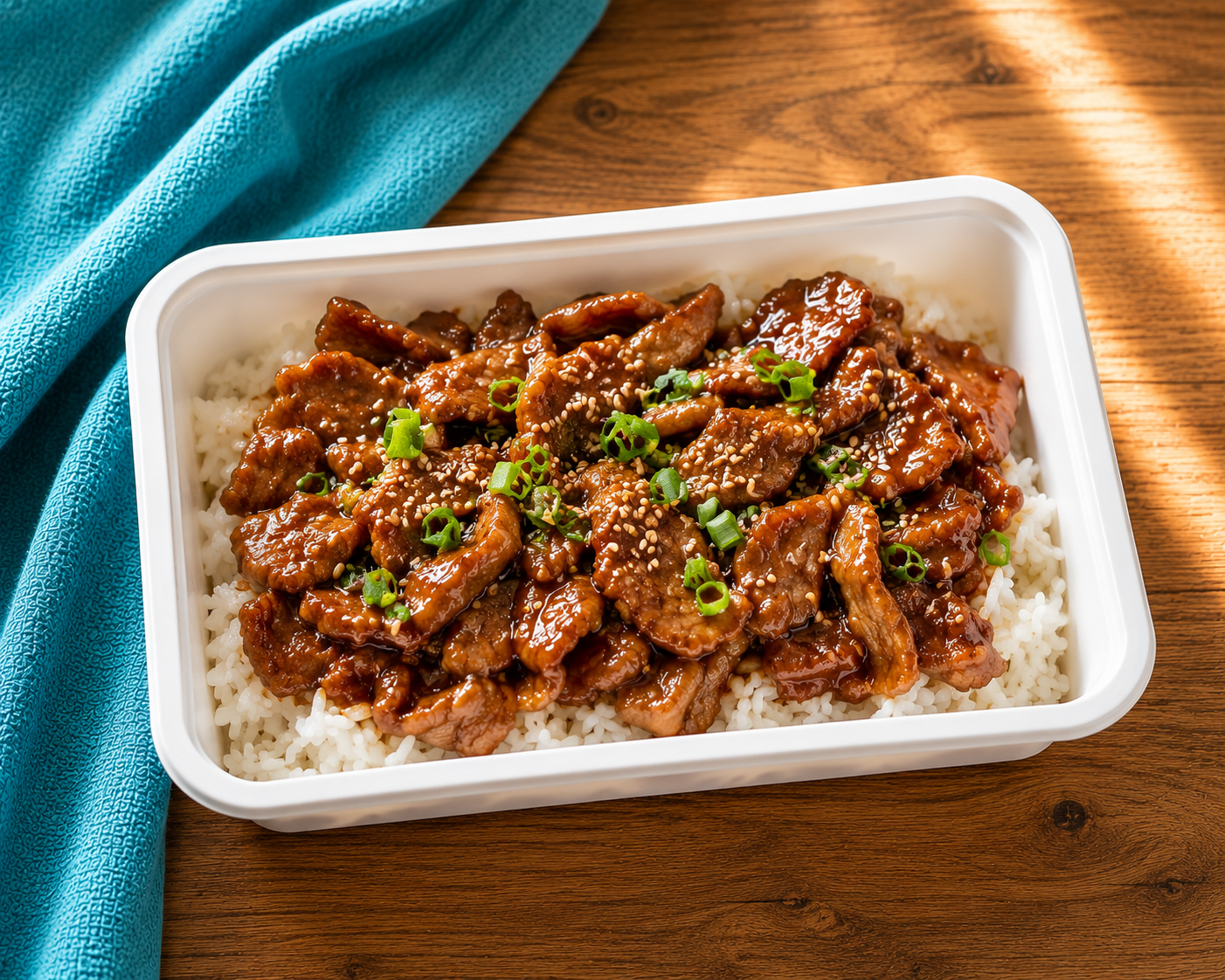 Korean Pork Bulgogi with Rice