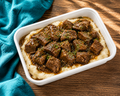 Garlic Butter Braised Beef with Mashed Potatoes