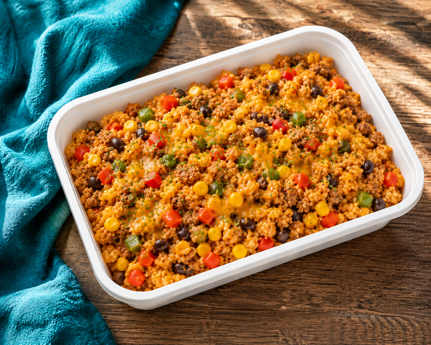 Pork Taco Rice Skillet