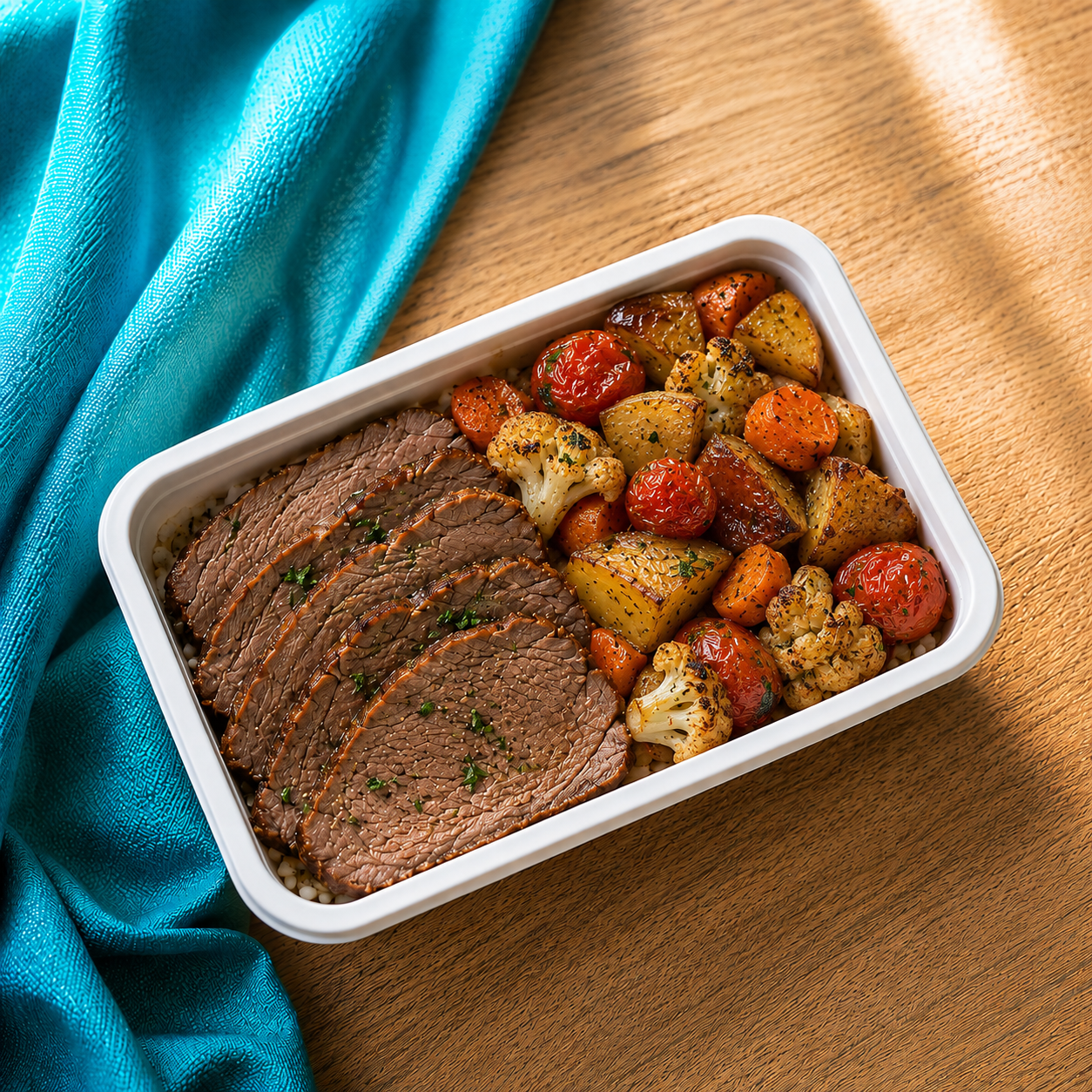 Roast Beef with Veggies