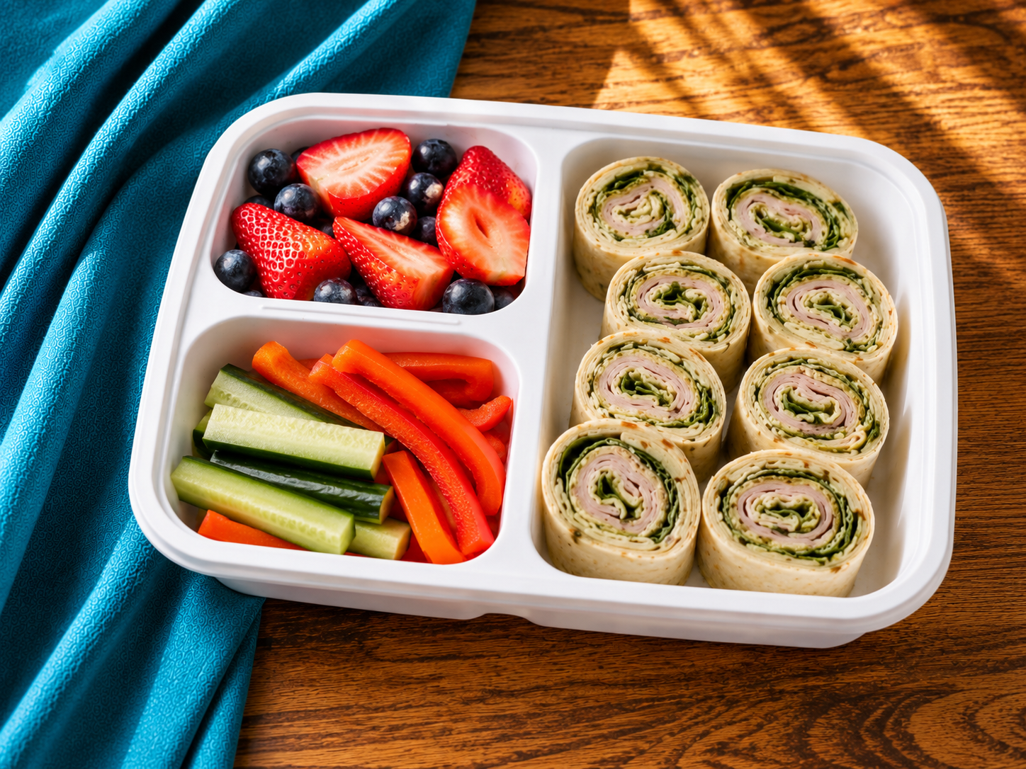 Pesto Tortilla Wrap pinwheel's
