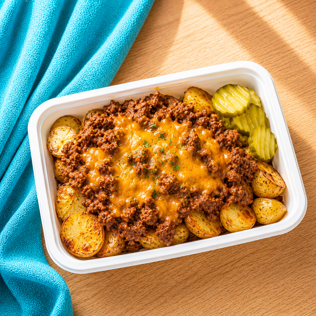 Classic Sloppy Joe Bowl with Crispy Potatoes