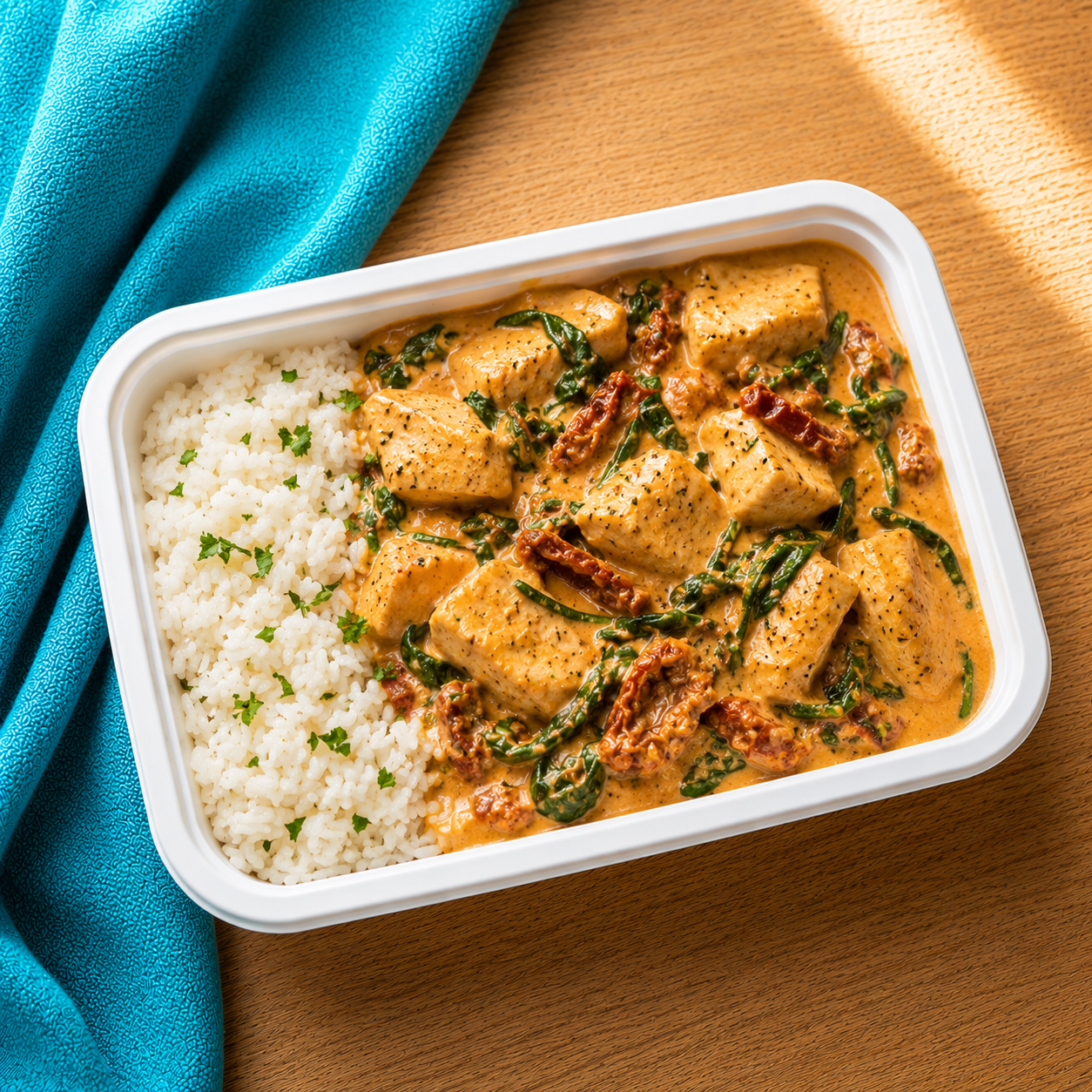 Tuscan Chicken with Rice