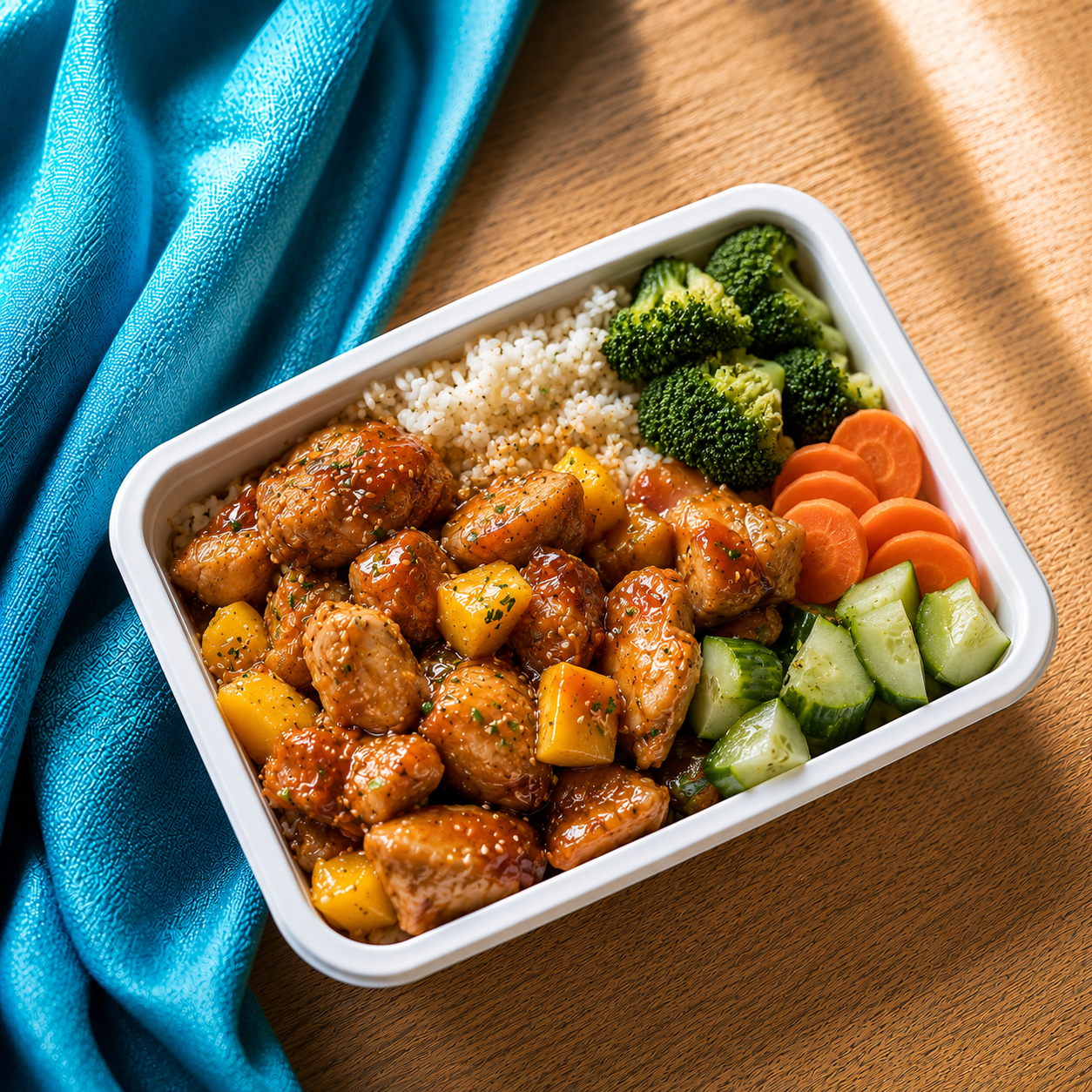 Mango Teriyaki Chicken Bowl