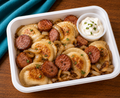 Prairie Perogy & Sausage Bowl