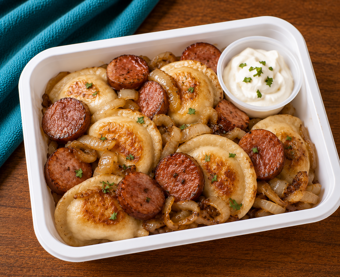 Prairie Perogy & Sausage Bowl