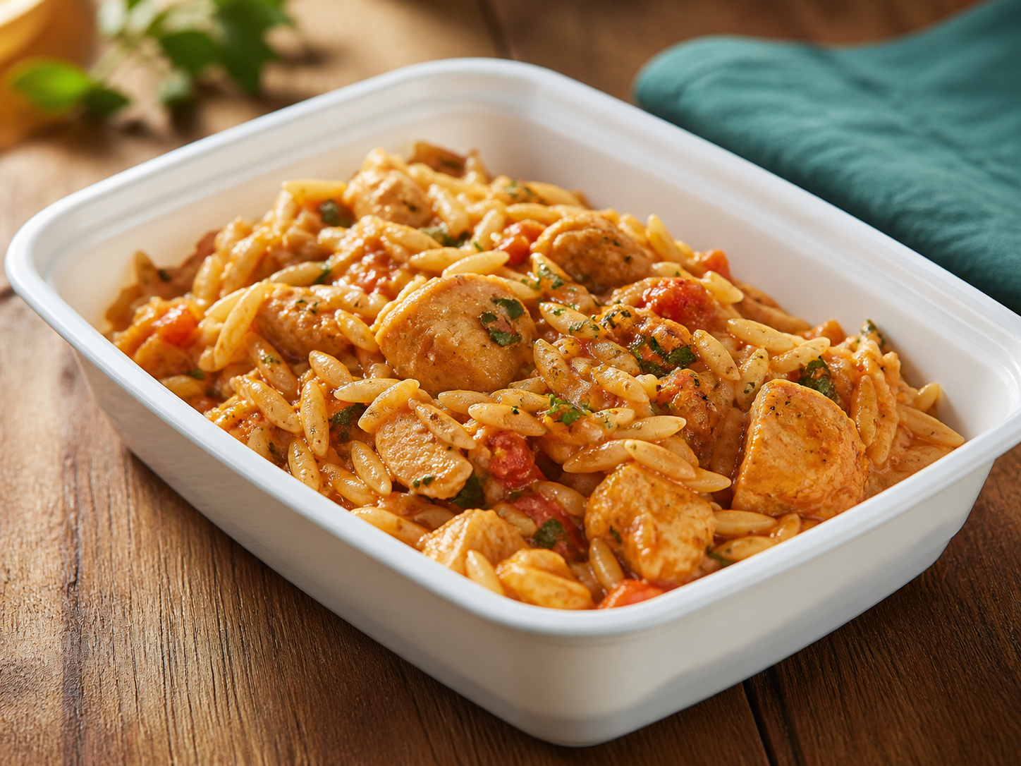 Creamy Tomato Chicken Orzo