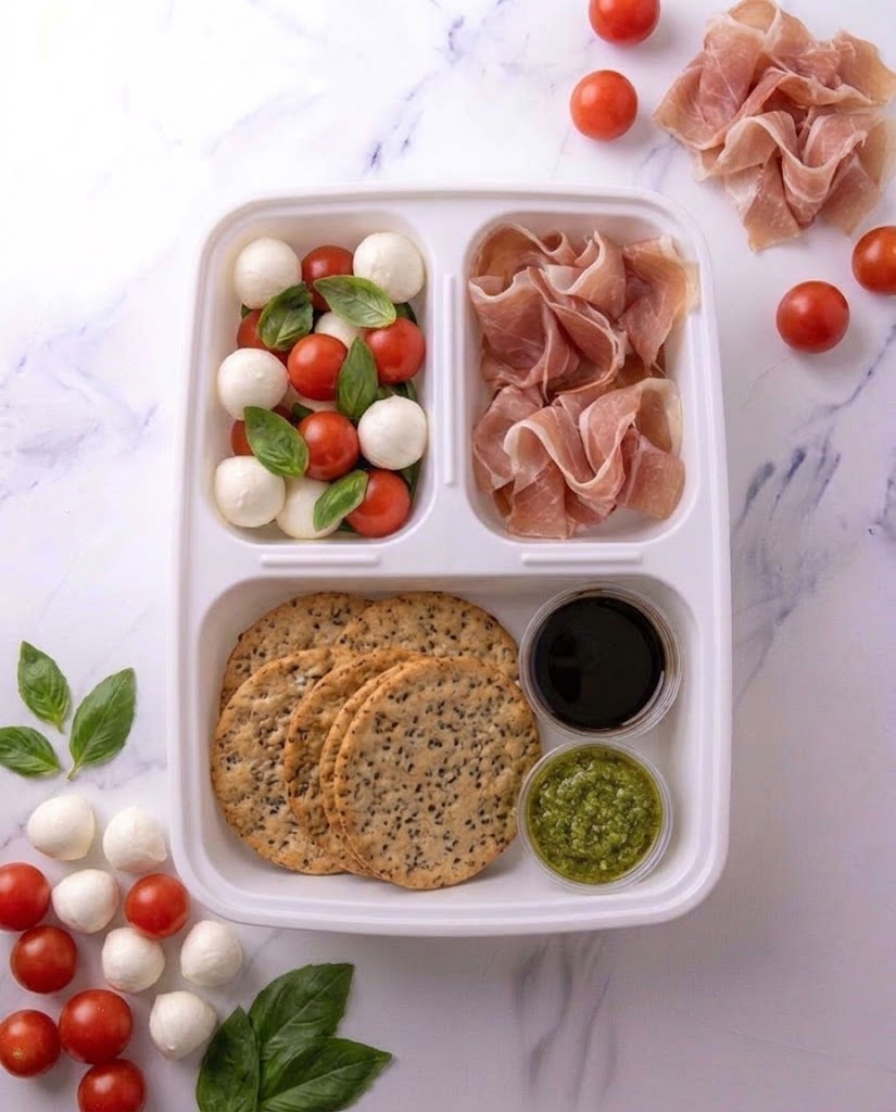 Caprese Snack Box with Prosciutto
