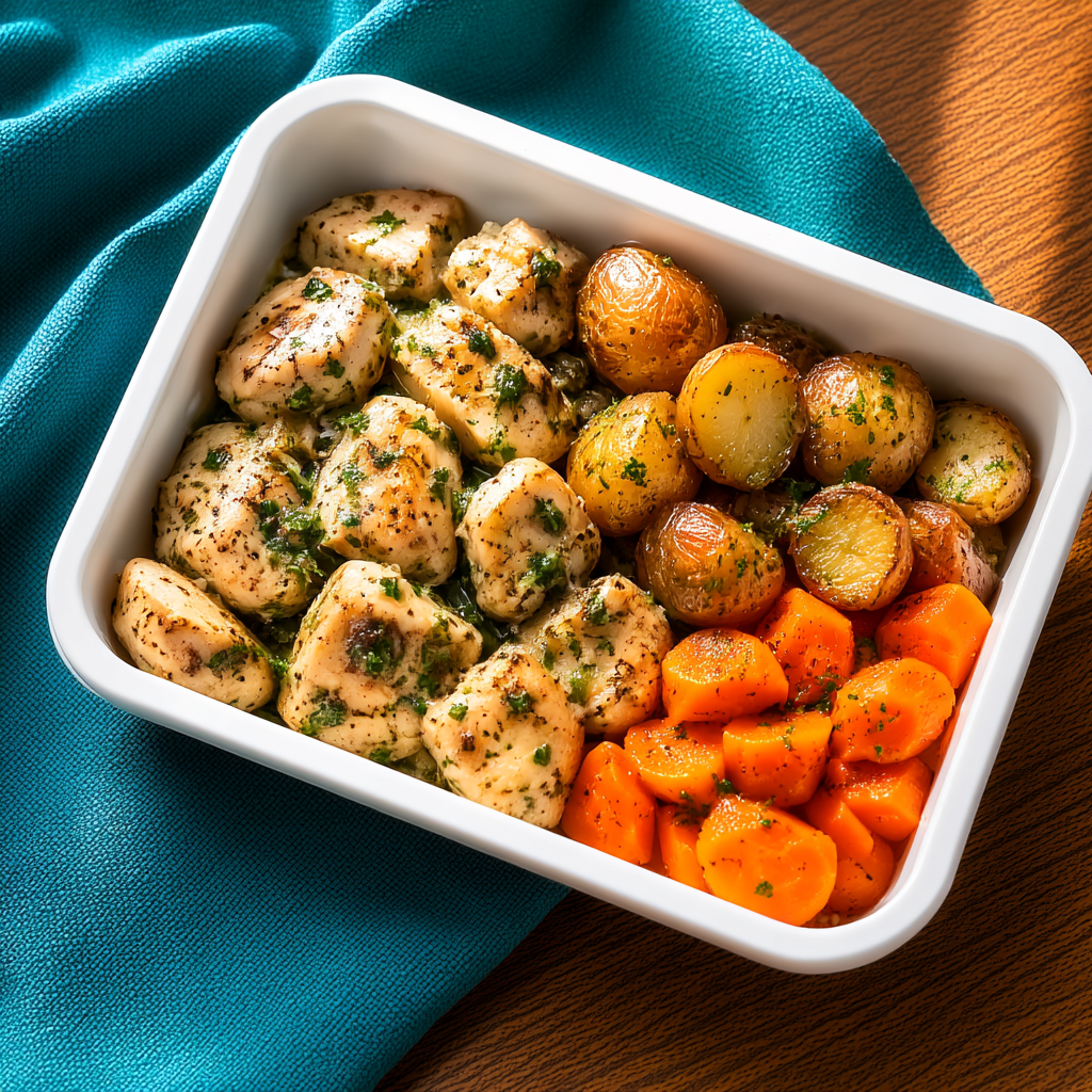 Chicken Kiev Inspired Bowl