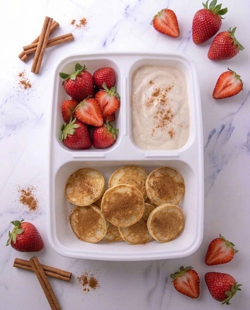 Mini Cinnamon Pancake Dippers